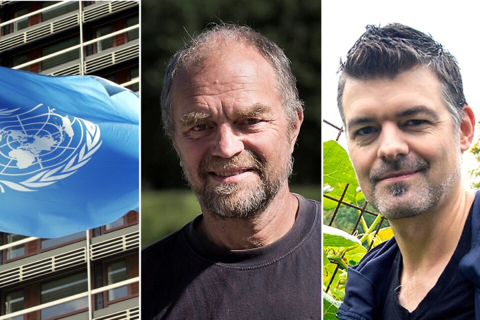 Insändarskribenterna Peter Groth och Rune Stenholm Jakobsen representerar två av 105 lokala miljö- och klimatgrupper som står bakom det upprop som hänvisar till rapporter från FN:s klimatpanel.