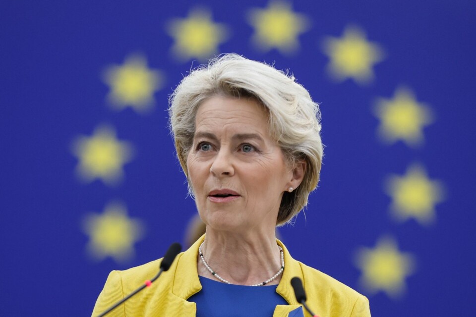 EU-kommissionens ordförande Ursula von der Leyen höll sitt årliga linjetal på onsdagen.