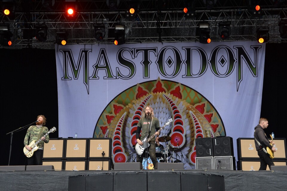 Den amerikanska metalgruppen Mastodon kommer till Sverige nästa sommar. Arkivbild.
