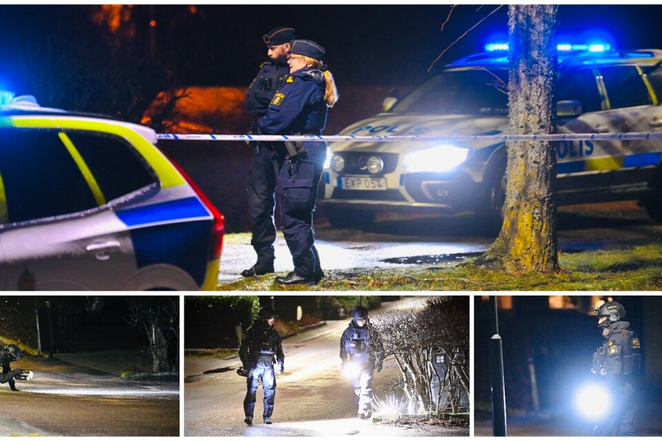 Polis och nationella bombskyddet skickades till Ekedal i Hässleholm.