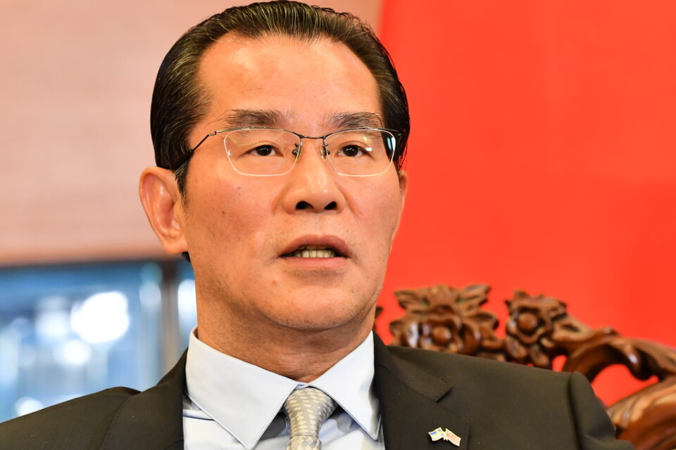 Kinas ambassadör i Sverige, Gui Congyou. Arkivbild.