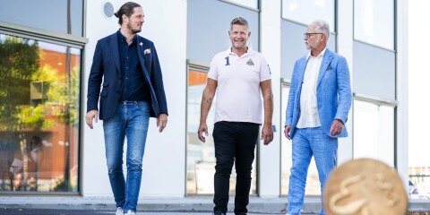 Robin Åkerman (Paraply), Joachim Liljegren (Garnborns) och Stefan Nilsson (PreFast).