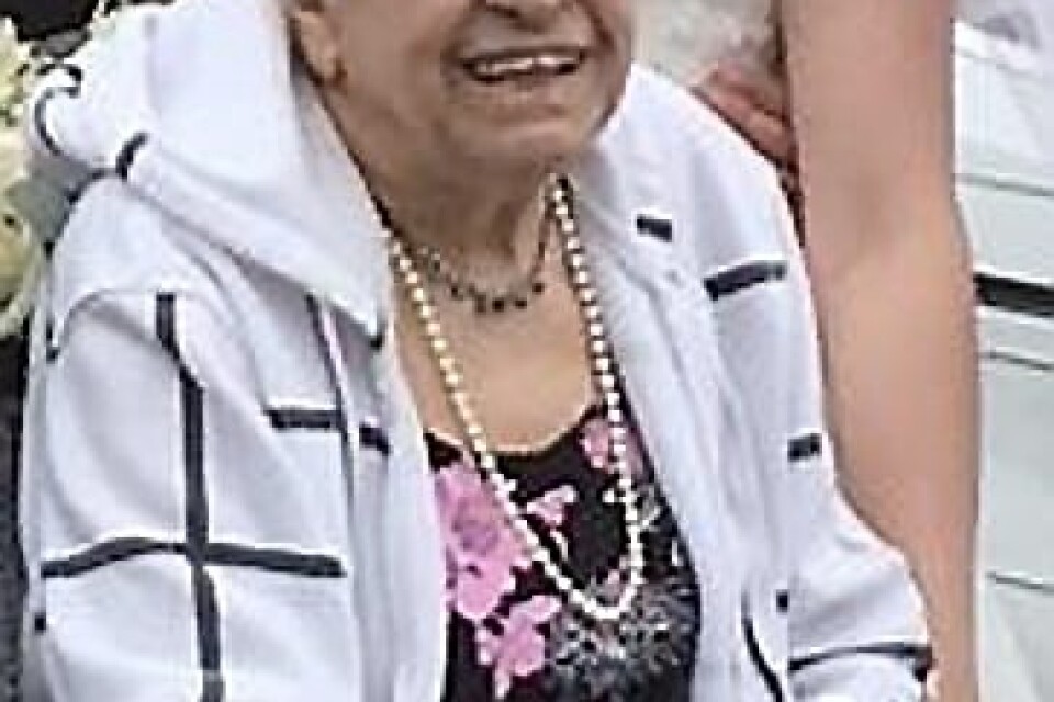 Anna-Greta Sjöstrand blev 84 år gammal. PRIVAT BILD