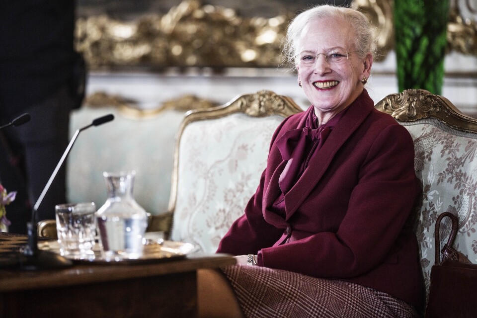 Danmarks drottning Margrethe. Arkivbild