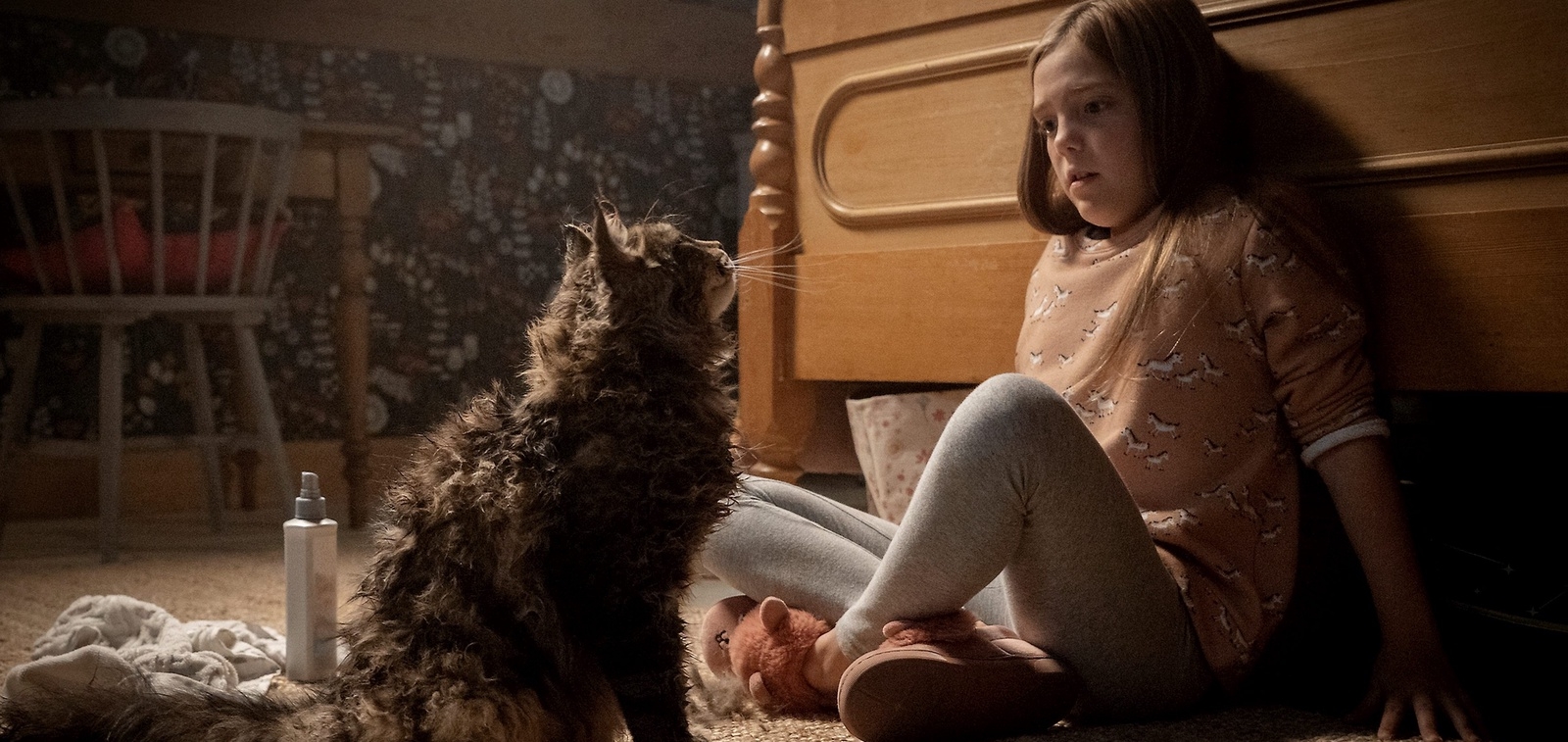 This image released by Paramount Pictures shows Jeté Laurence in a scene from ”Pet Sematary.” (Kerry Hayes/Paramount Pictures via AP)