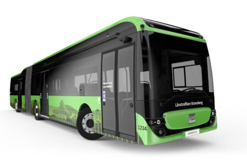 Ebusco ska leverera 47 elbussar av modell Ebusco 3.0 till Connect Bus för trafik i Växjö.
