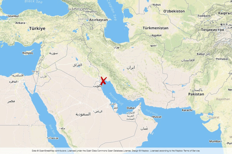 Drönaren ska ha skjutits ned över hamnstaden Mahshahr i sydvästra Iran.