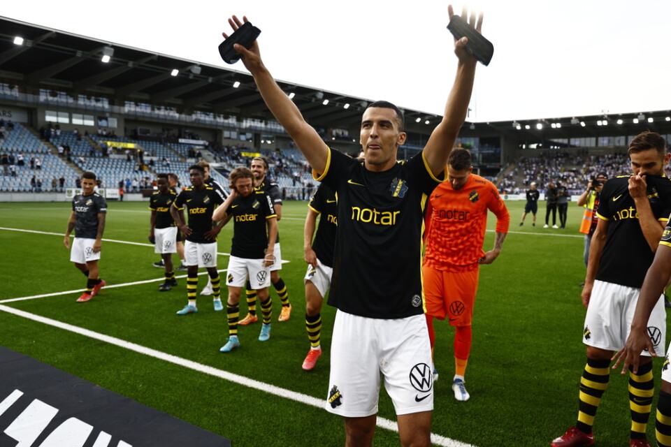 Nabil Bahoui lämnar AIK för andra gången i karriären. Arkivbild.