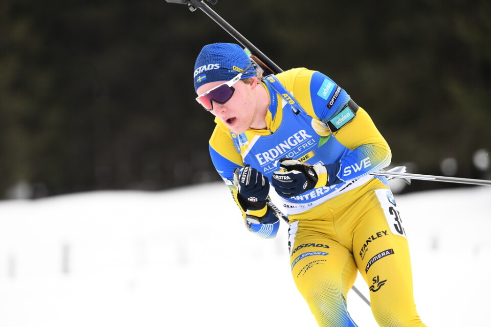 Sebastian Samuelsson var en av svenskarna som missade VM-medalj även i herrarnas distanslopp.