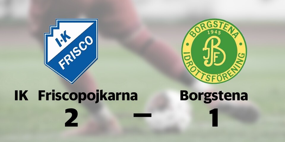 IK Friscopojkarna vann mot Borgstena på Katebovallen