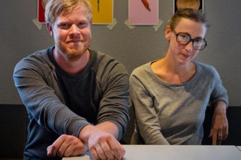 Späckat år. Per Söderberg och Tilde Möller har under året öppnat kafé i Ystad och tagit över Kafferosteriet i Örum. ”Med undantag för sex timmar om dygnet är det alltid någon av oss som jobbar”, säger Per Söderberg.