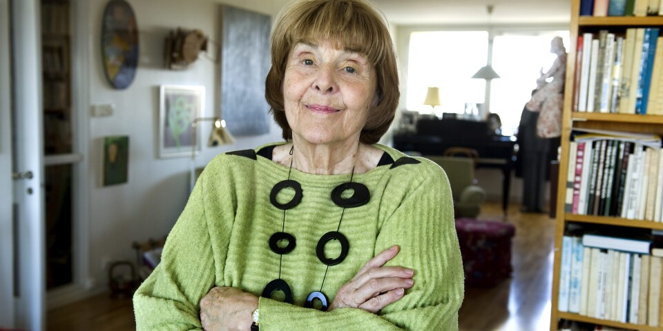 Margareta Strömstedt inför sin 80-årsdag 2011.