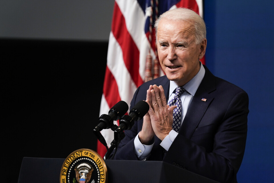 USA:s president Joe Biden fick inte igenom en höjning av minimilönen.