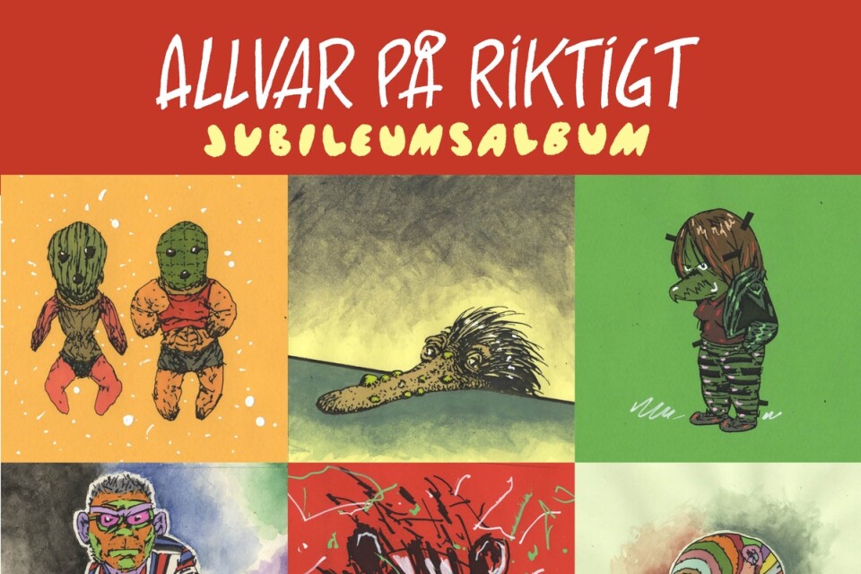 Joakim Pirinen firar 40 år som serietecknare med en samlingsbok med verk från 1983 fram till 2023.