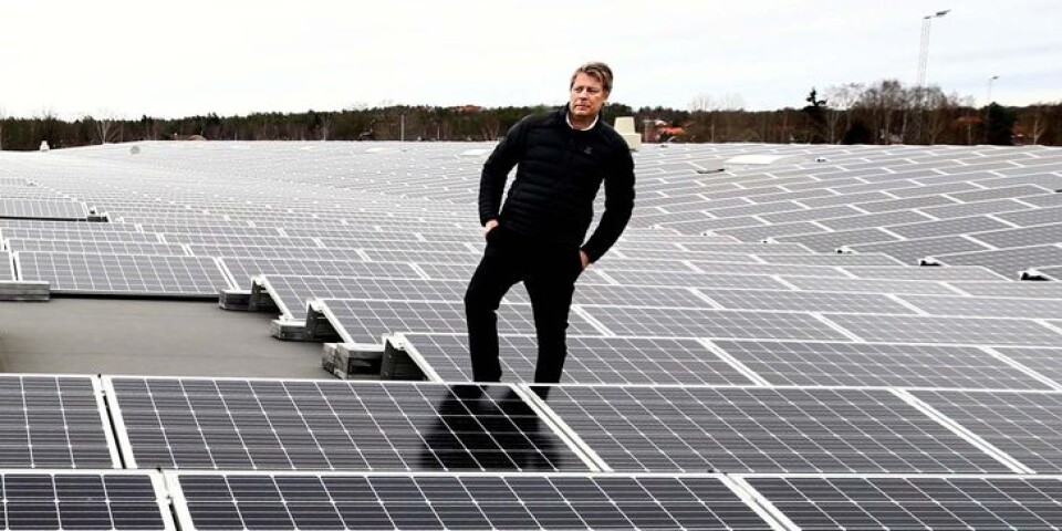 Nybroföretaget byggde enorm solcellspark – på taket: ”Tjänat bra”