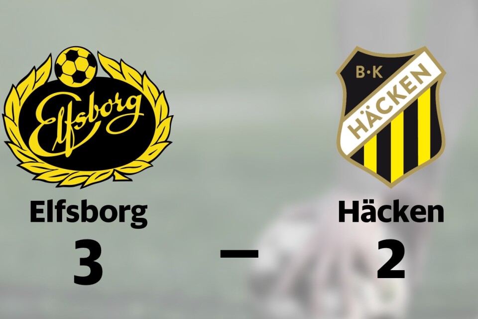 Elfsborg vann mot Häcken – trots underläge i halvtid