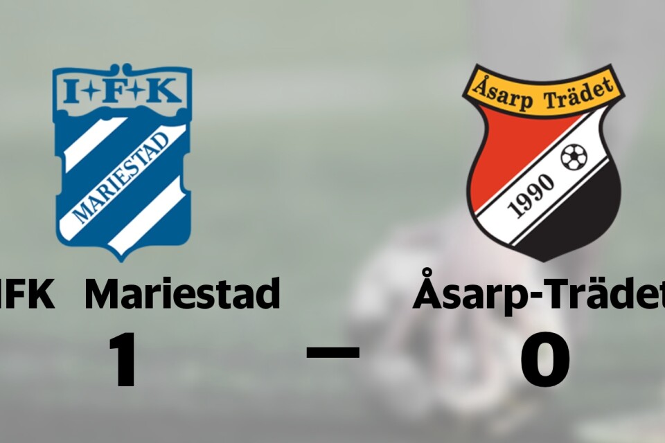 Åsarp-Trädet förlorade borta mot IFK Mariestad