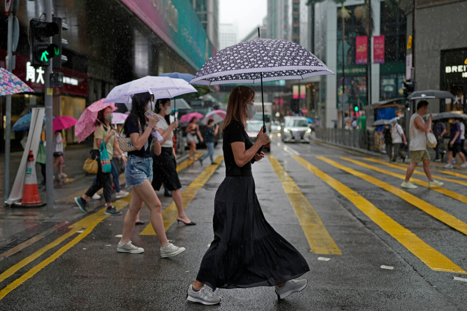 Hongkong lättar på sina covidrestriktioner. Arkivbild.