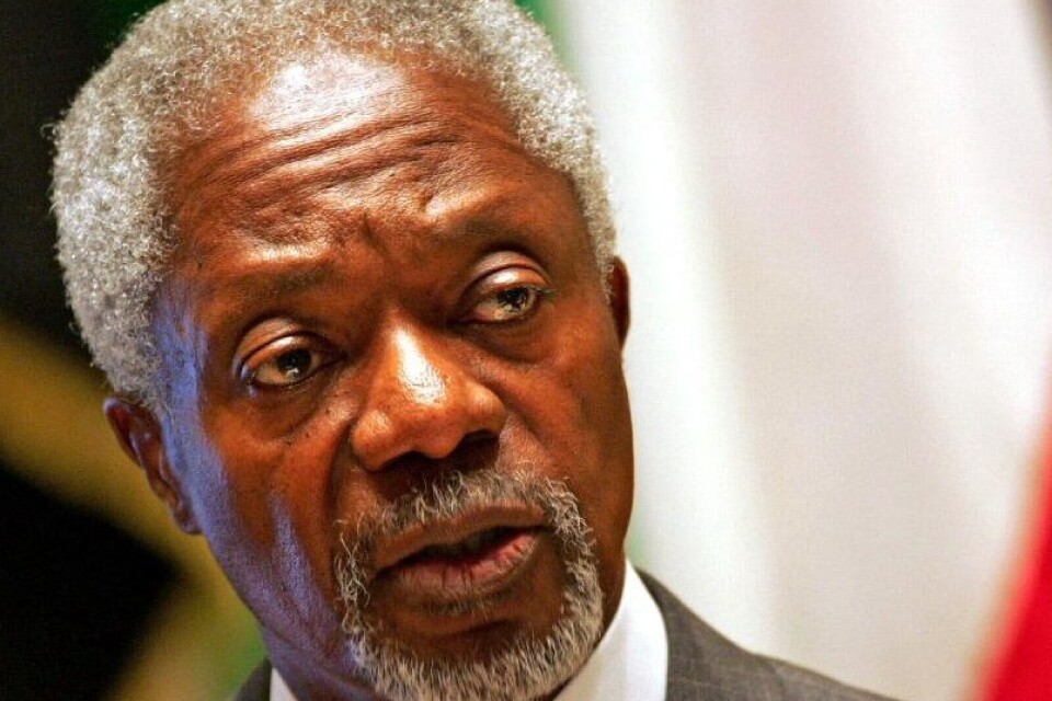 Kofi Annan. Foto: Scanpix