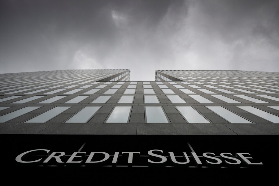 Orosmolnen samlar sig kring Credit Suisse. Arkivbild