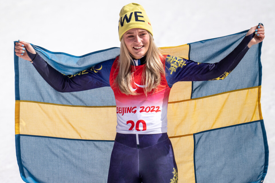 Ebba Årsjö i Paralympics tidigare i år.