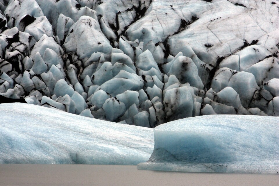 En isländsk glaciär.