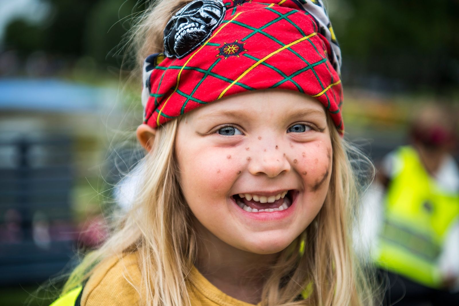 "Det är så kul med pirater”, säger fyraåriga Greta Knutsson från Hästö förskola.