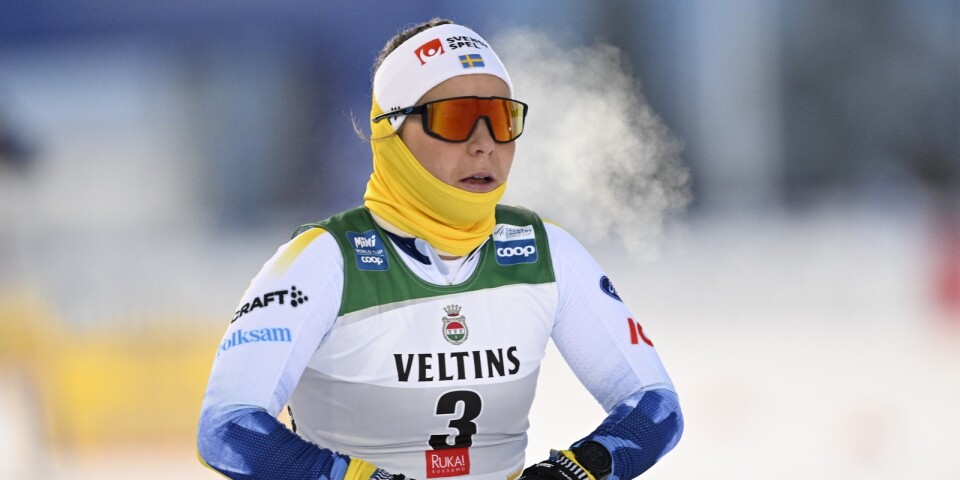 Johanna Hagström lyckades inte blanda sig in i toppstriden i lördagens distanslopp i Ruka.