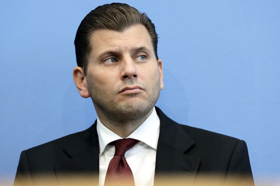 Christian Lüth, tidigare högerextrema partiet AFD:s talesperson, har fått sparken från partiet sedan han sagt att migranter kan komma att skjutas eller gasas ihjäl. Arkivbild.