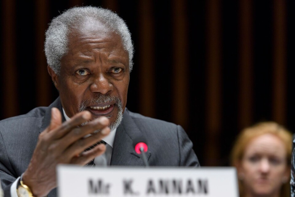 Kofi Annan var en av samtidens stora diplomater.
