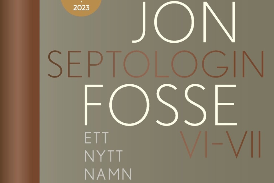 Bokomslag, "Ett nytt namn: Septologin VI-VII" av Jon Fosse.