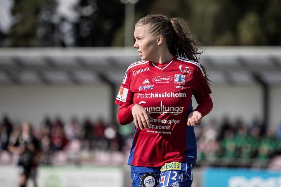 Ebba Hed förlänger med Vittsjö. Foto: Jörgen Johansson