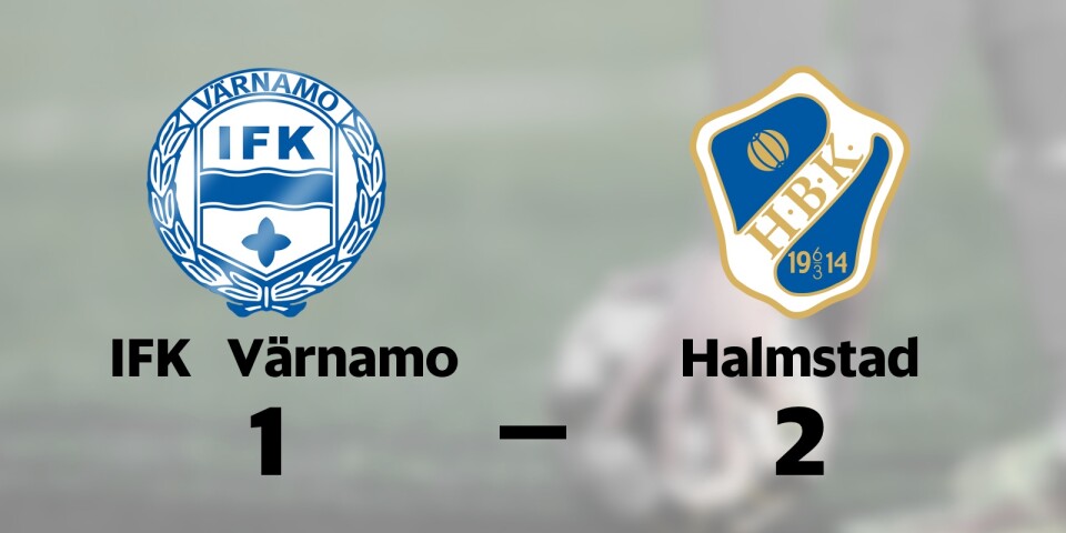 Halmstad vann borta mot IFK Värnamo