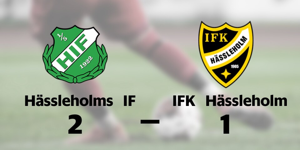 Seger för Hässleholms IF mot IFK Hässleholm i spännande match