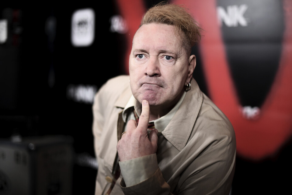 John Lydon från Sex Pistols har ekonomiska bekymmer. Arkivbild.