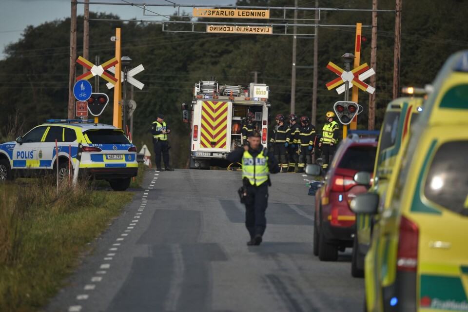 Olyckan inträffade vid Tobaksvägen, mellan Sjögård och Gualöv.