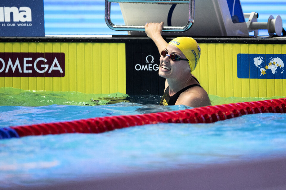 Michelle Coleman simmade snabbt på 50 meter frisim. Arkivbild.