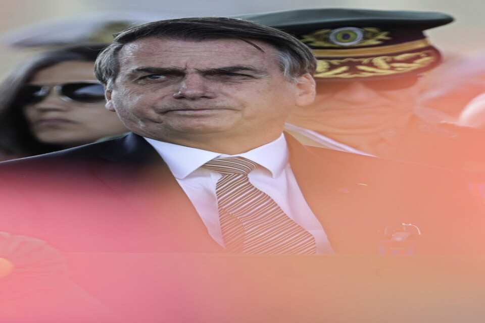 Jair Bolsonaro, som efter att ha överlevt knivdådet blev vald till Brasiliens president.
