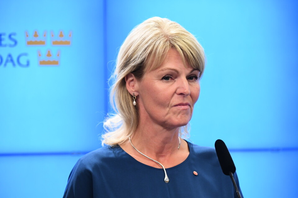 Sveriges handelsminister Anna Hallberg. Arkivbild.