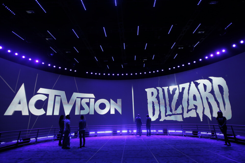 Speljätten Activision Blizzard har anklagats för att diskriminera personer på grund av kön och hudfärg. Arkivbild.