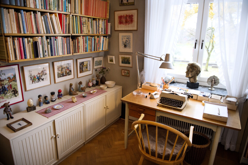 Årets Almapristagare tillkännages i Astrid Lindgrens lägenhet på Dalagatan 46 i Stockholm, som förvaltas av författarens familj. Lägenhet är inget museum, men det går att boka visningar eller besöka den virtuellt. Arkivbild.