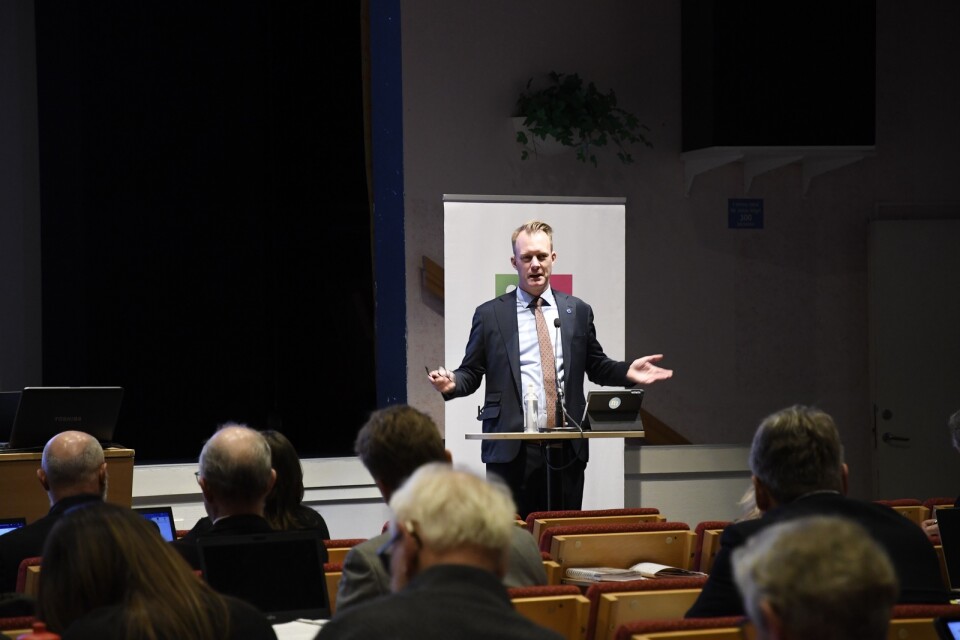 Mikael Johansson (M) fick med sig regionfullmäktige i beslutet om att gå vidare med planerna för sjukhus i Växjö.