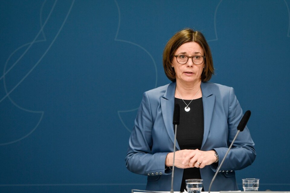 Miljö- och klimatminister Isabella Lövin vill fasa ut glyfosat.