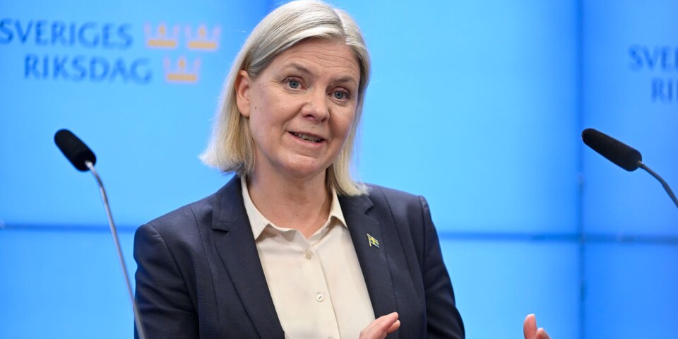 Ingemar Basth och Göran Larsson, båda Miljöpartiet, uppskattar statsminister Magdalena Anderssons ställningstagande för den gröna omställningen.