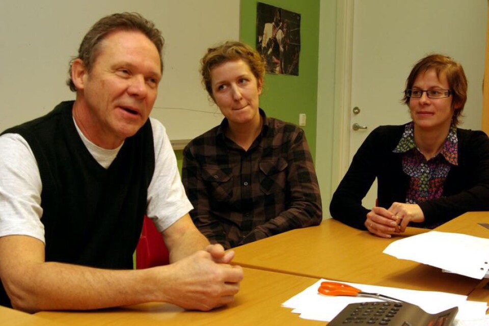 Mindre grupper. Peter Ingemansson, Camilla Johannesson och Åsa Fredh konstaterar att lärartätheten är A och O.