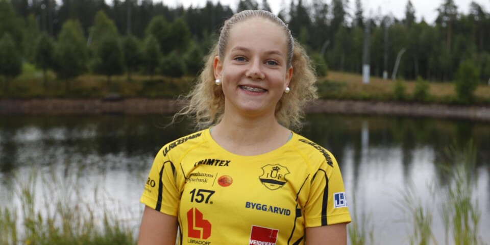 Emilia Eriksson var en av UIF-åkarna som tog hem en seger på Götalandsmästerskapen.