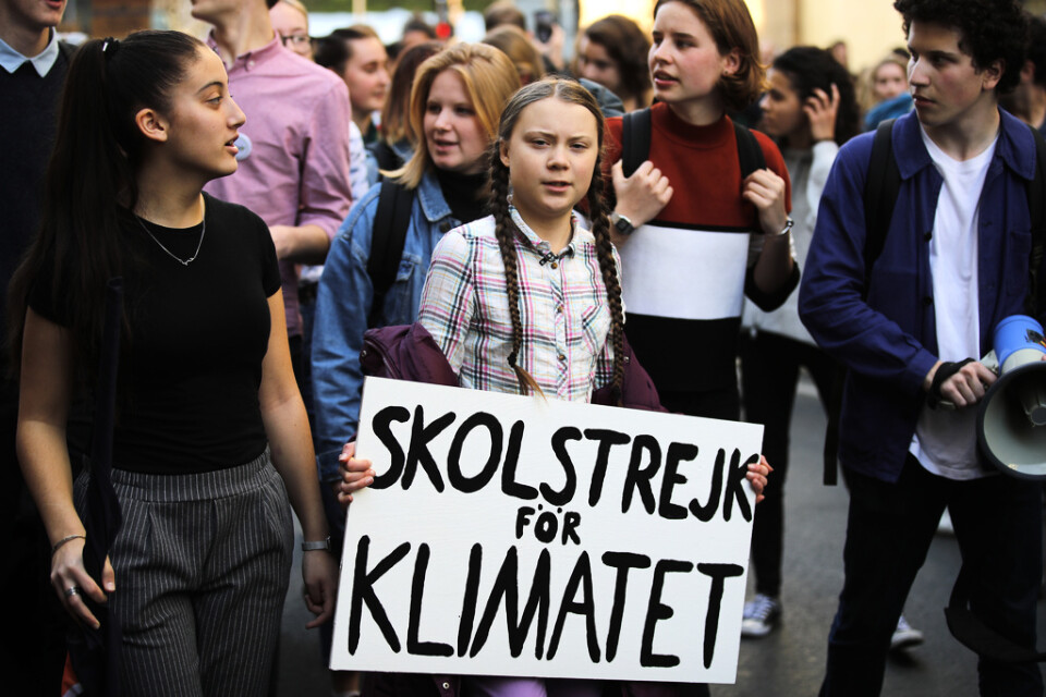 Greta Thunbergs skolstrejk har kritiserats av politiker, opinionsbildare och allmänheten. Arkivbild.
