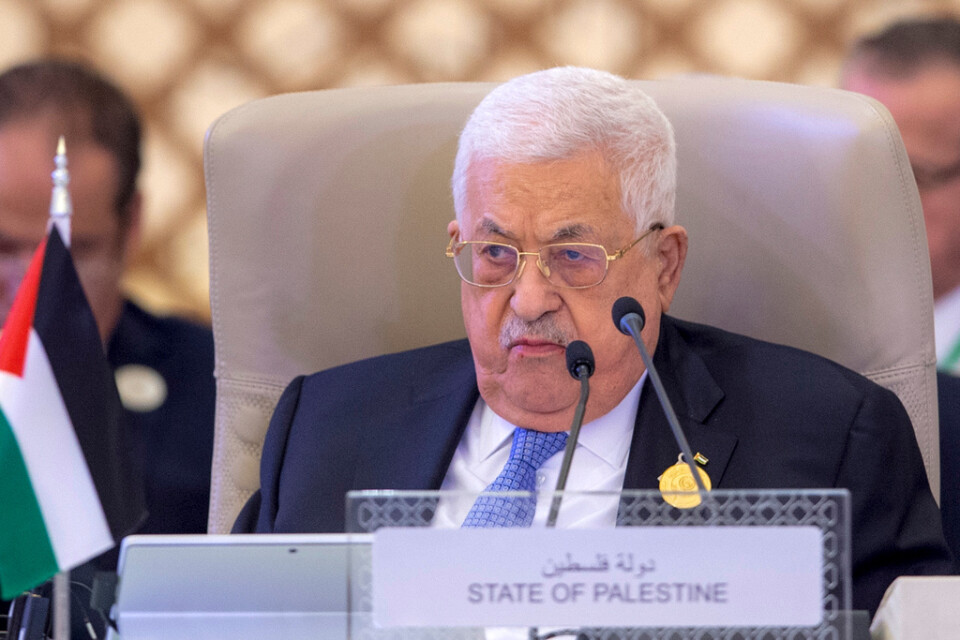 Palestiniernas ledare Mahmud Abbas. Arkivbild.