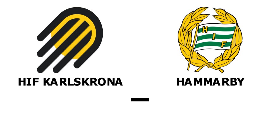 HIF Karlskrona fick ge sig i toppmötet med Hammarby