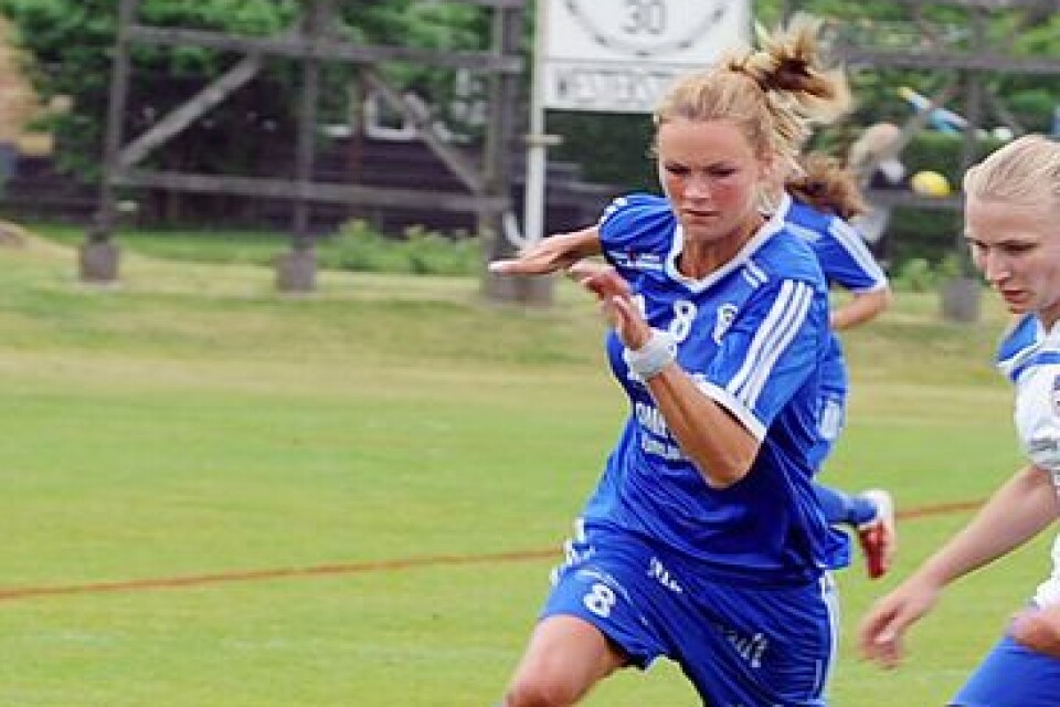 Therese Trofast var en av Mörbys målskyttar i förlustmatchen mot Kristianopel.